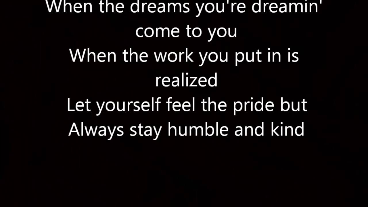 Humble and Kind Tim McGraw with  Lyrics