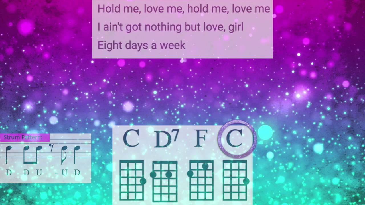 Eight Days a Week - Chord Guide