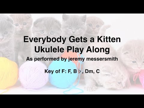 Everybody Gets a Kitten Ukulele Play Along