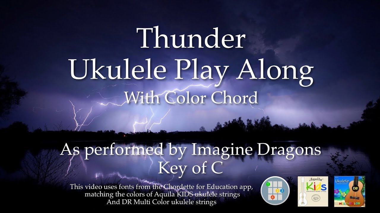 Thunder Ukulele Play Along -  Easy