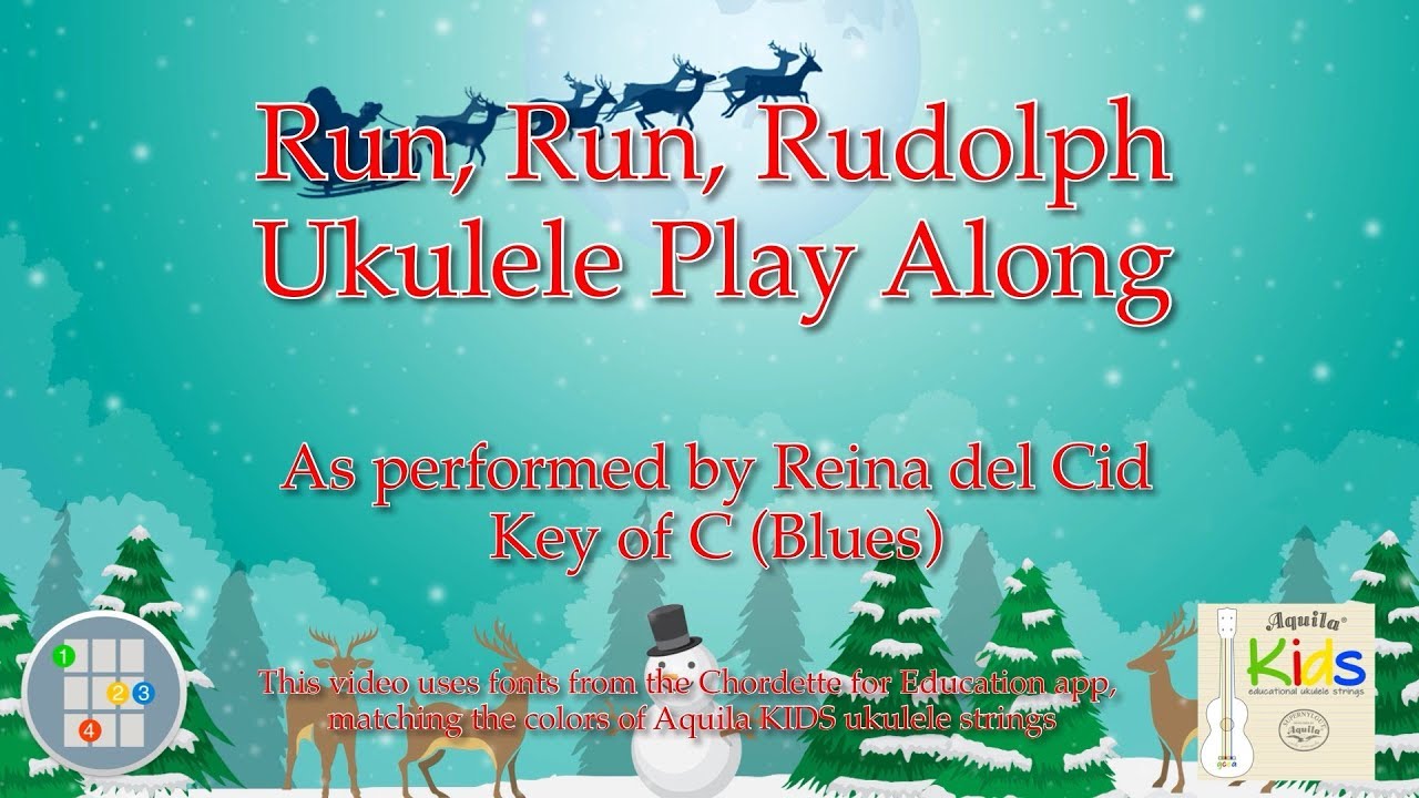 Run, Run, Rudolph Ukulele Play Along