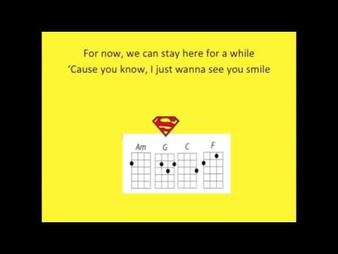 One Call Away for Ukulele (Play Along with Chords) Key of C