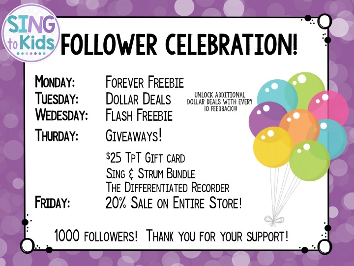 1000 Follower Celebration