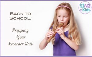 Prepping Your Recorder Unit