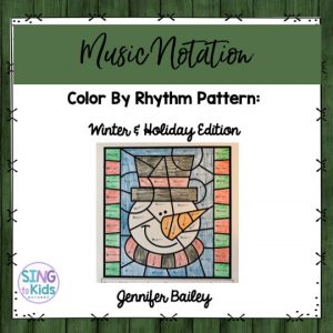 Color By Rhythm Winter Holiday Cover