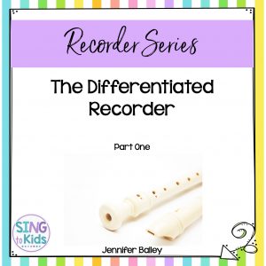 The Differentiated Recorder Part 1 Cover