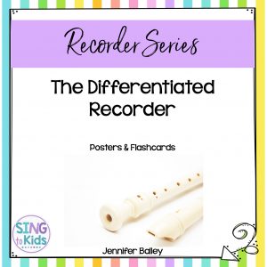 Recorder Flashcards & Posters Cover