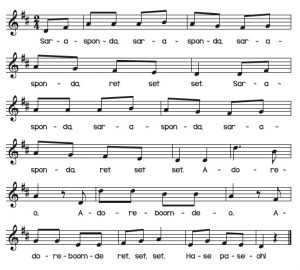 Sarasponda Notation