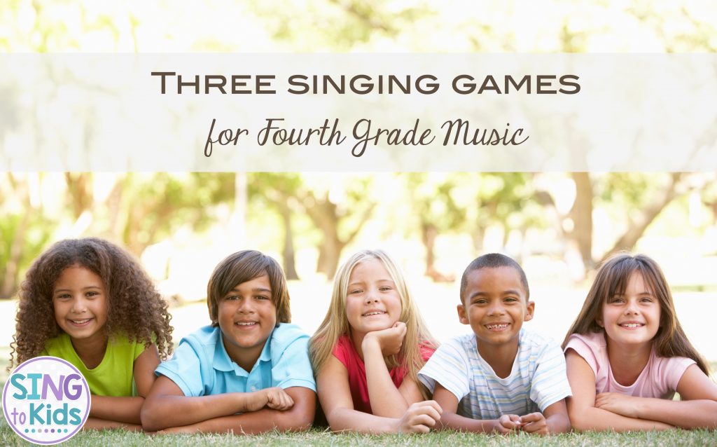 Three Singing Games 4th Grade Cover