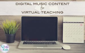 Digital Music Content for VIrtual Teaching