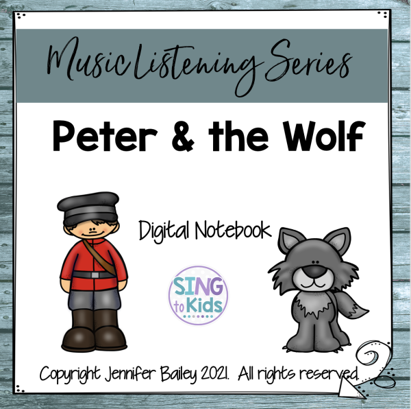 Peter & the Wolf Digital Notebook File