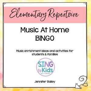 Cover of Music At Home Bingo